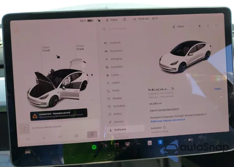 2021 Tesla Model 3 Long Range Dual Motor All-Wheel Drive from USA, damaged, VIN 5YJ3E1EB7MF020011